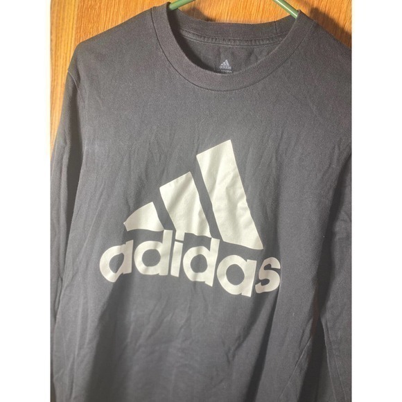 adidas logo pullover‎ crewneck sweatshirt size s/p - Picture 2 of 5